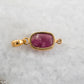 14 Karat Gold | Pink Tourmaline & Diamond Pendant