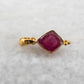14 Karat Gold | Pink Tourmaline & Diamond Pendant Collection