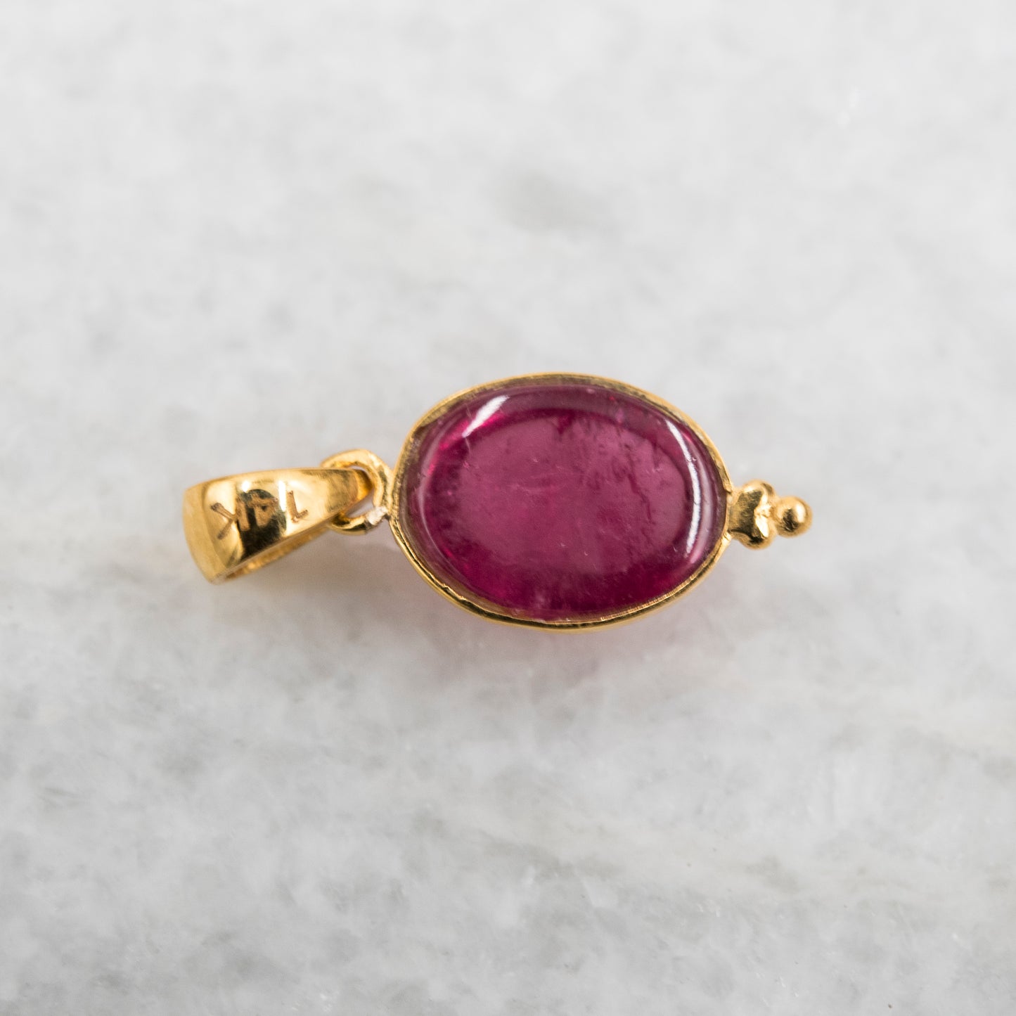 14 Karat Gold | Pink Tourmaline & Diamond Pendant Collection