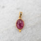 14 Karat Gold | Pink Tourmaline & Diamond Pendant Collection