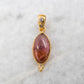 14 Karat Gold | Pink Tourmaline & Diamond Pendant Collection