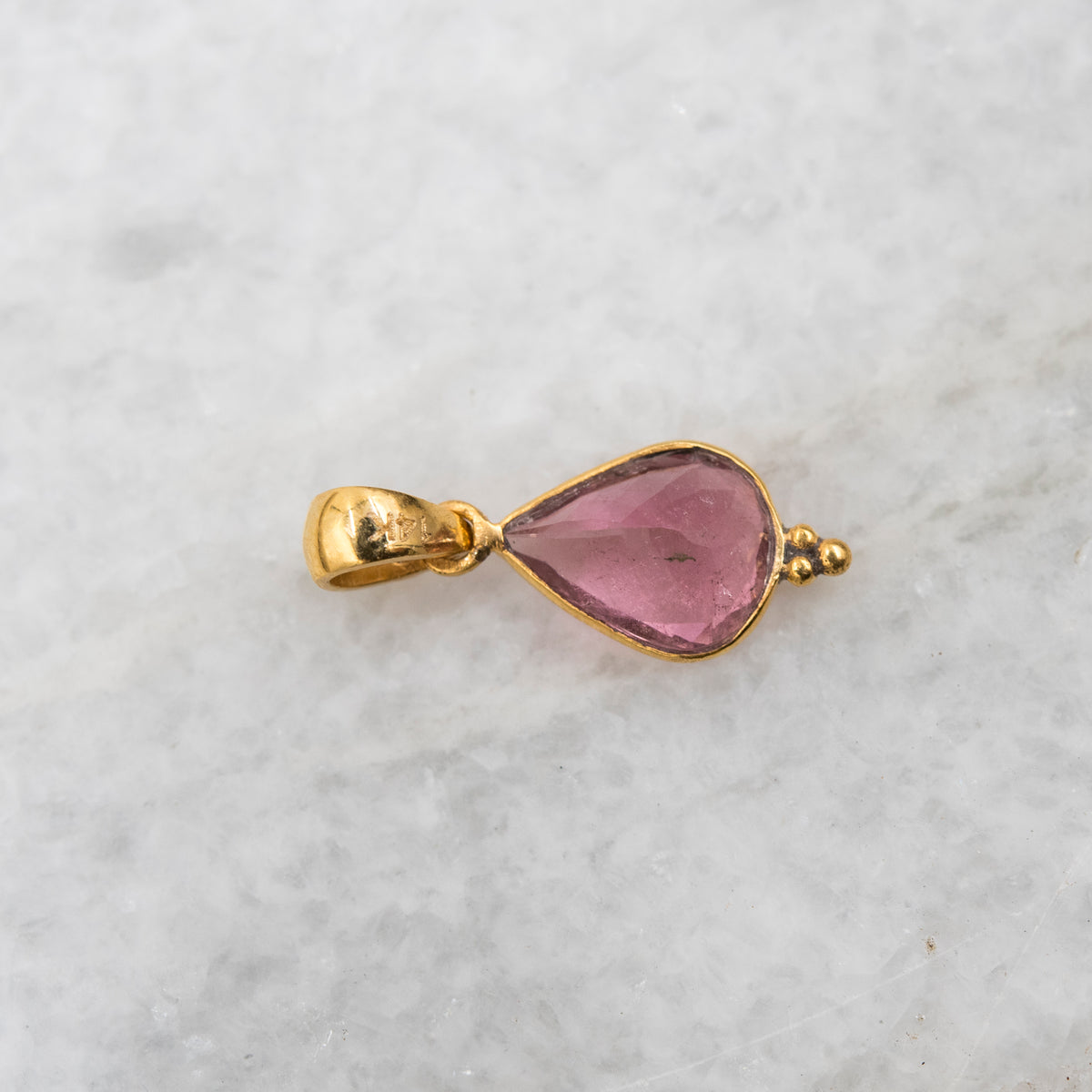14 Karat Gold | Pink Tourmaline & Diamond Pendant Collection