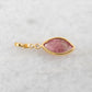 14 Karat Gold | Pink Tourmaline & Diamond Pendant Collection