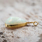 14 Karat Gold | XL Ethiopian Opal Teardrop w/ Diamond & Ruby Pendant