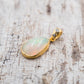 14 Karat Gold | Ethiopian Opal & Diamond Pendant