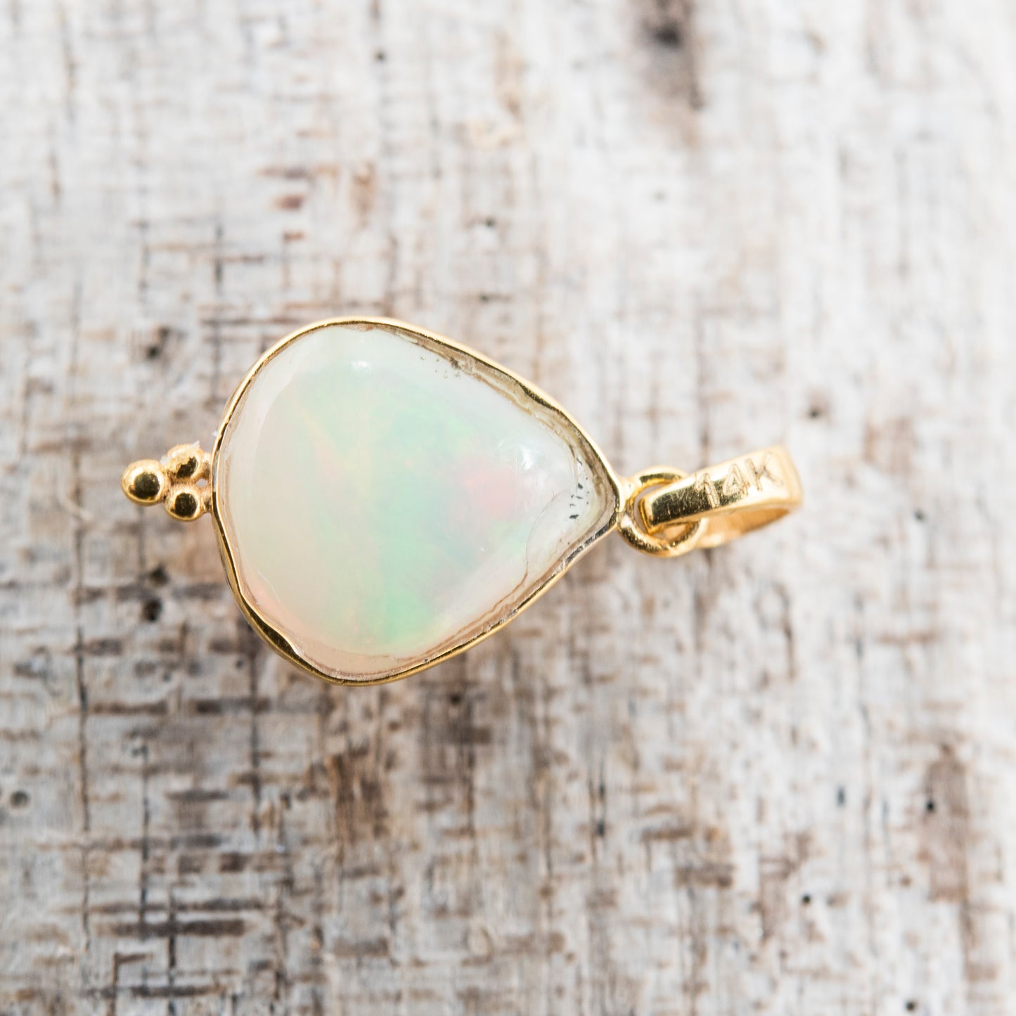 14 Karat Gold | Ethiopian Opal Pendants