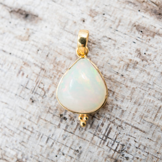 14 Karat Gold | Ethiopian Opal Pendants