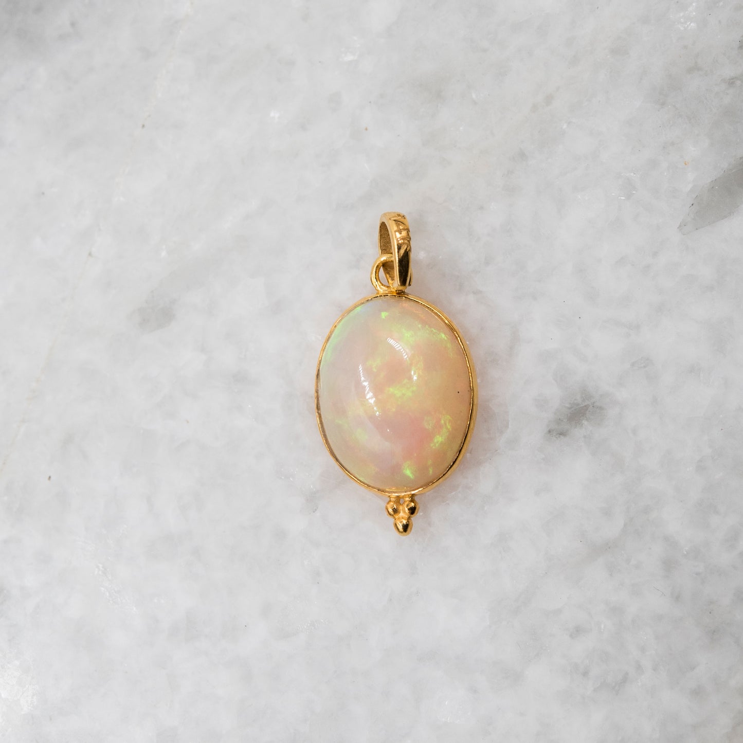 14 Karat Gold | Ethiopian Opal Pendants