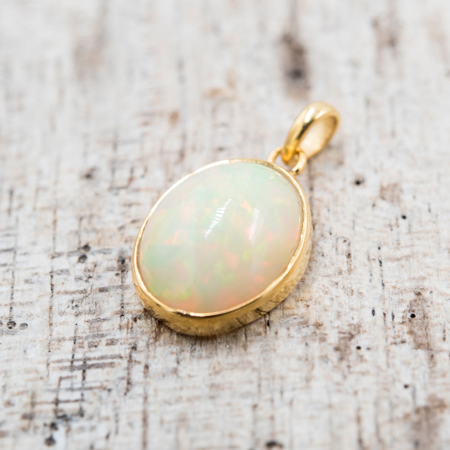 14 Karat Gold | Ethiopian Opal Pendants