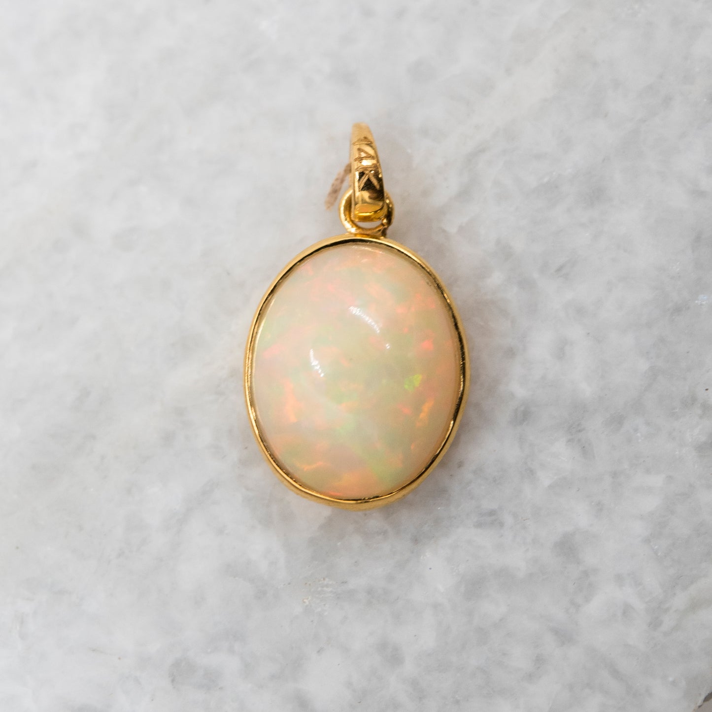 14 Karat Gold | Ethiopian Opal Pendants