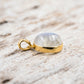 14 Karat Gold | Rainbow Moonstone & Diamond Pendants
