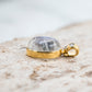 14 Karat Gold | Rainbow Moonstone & Diamond Pendants