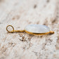 14 Karat Gold | Rainbow Moonstone & Diamond Pendants