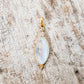 14 Karat Gold | Rainbow Moonstone & Diamond Pendants