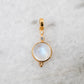 14 Karat Gold | Rainbow Moonstone & Diamond Pendants