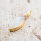 14 Karat Gold | Rainbow Moonstone & Ruby Pendants