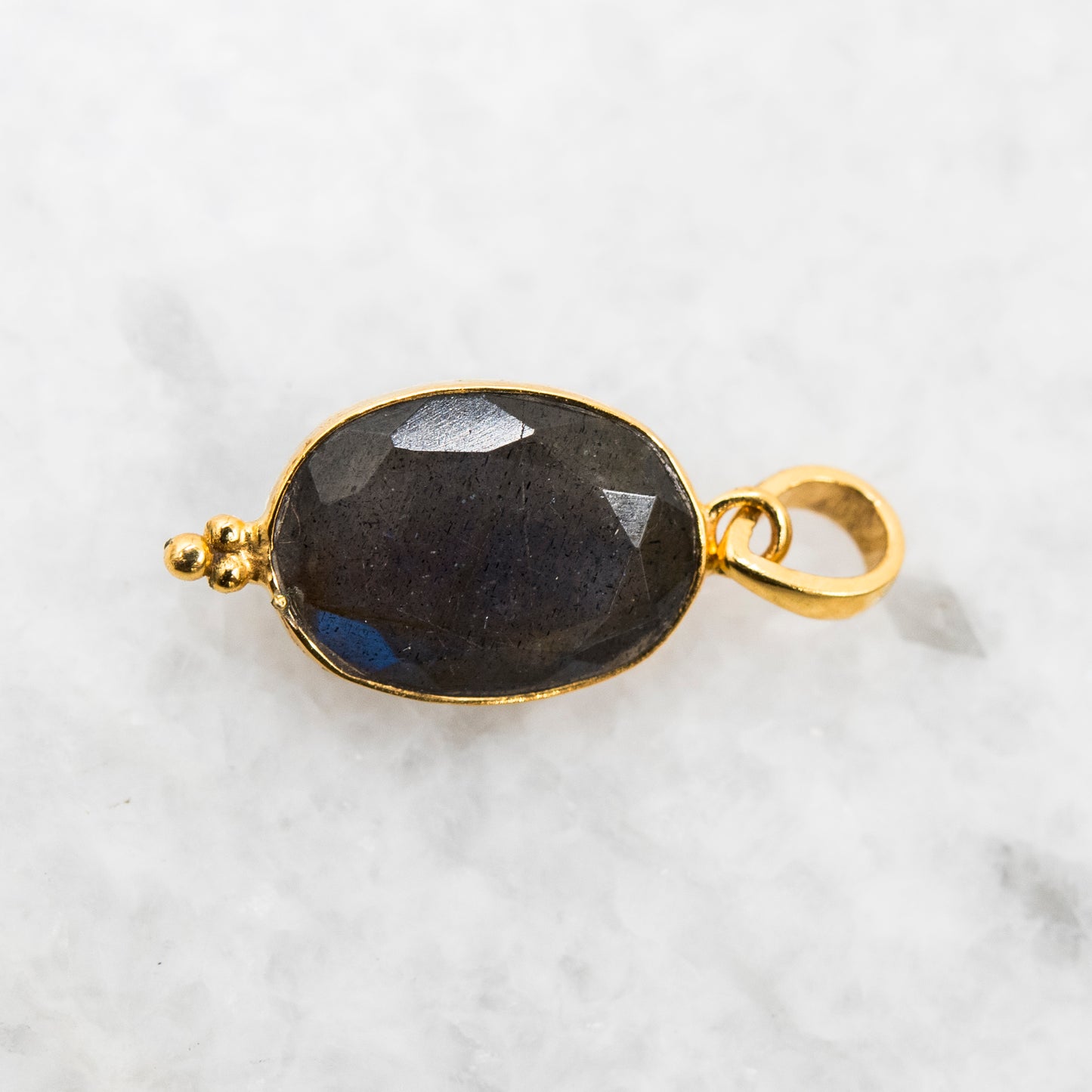 14 Karat Gold | Labradorite Pendant