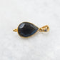 14 Karat Gold | Labradorite & Diamond Pendants