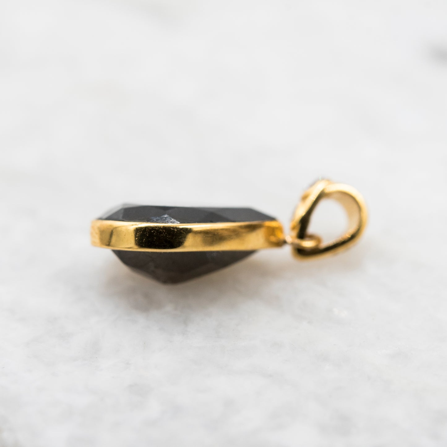 14 Karat Gold | Labradorite & Diamond Pendants