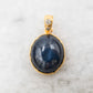 14 Karat Gold | Star Sapphire & Diamond Pendant