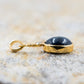 14 Karat Gold | Star Sapphire & Diamond Pendant