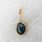 14 Karat Gold | Star Sapphire & Diamond Pendant