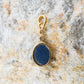 14 Karat Gold | Star Sapphire & Diamond Pendant