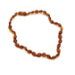 Hand Knotted Amber Baby Teething Necklaces Honey Oval