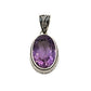 Sterling Silver Filigree Amethyst Pendants