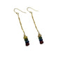 Multi Sapphire Gold Filled Earrings