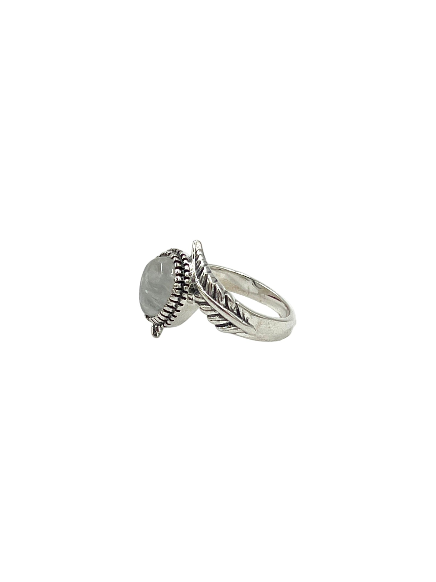 Leaf Wrap Moonstone Ring