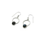 Cicle Gemstone Earrings