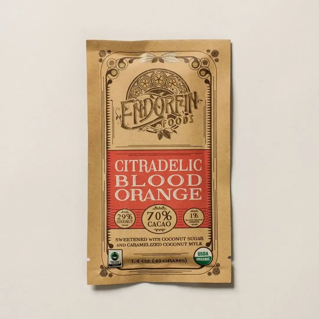 Citradelic Dark Chocolate Bar 70% Cacao