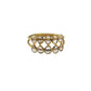 Polki Diamonds Double Band Ring