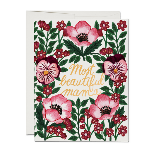 Most Beautiful Mama Card