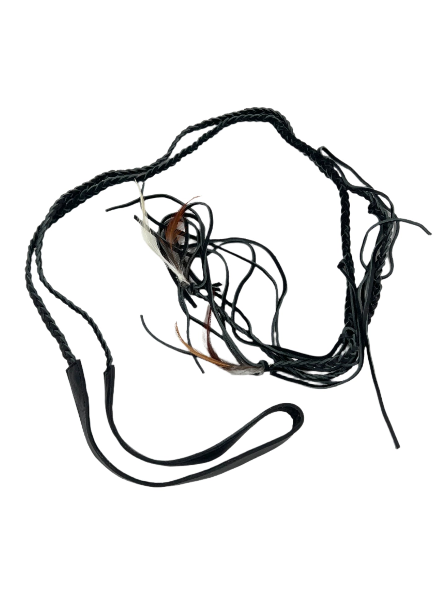 Leather Braided Belt