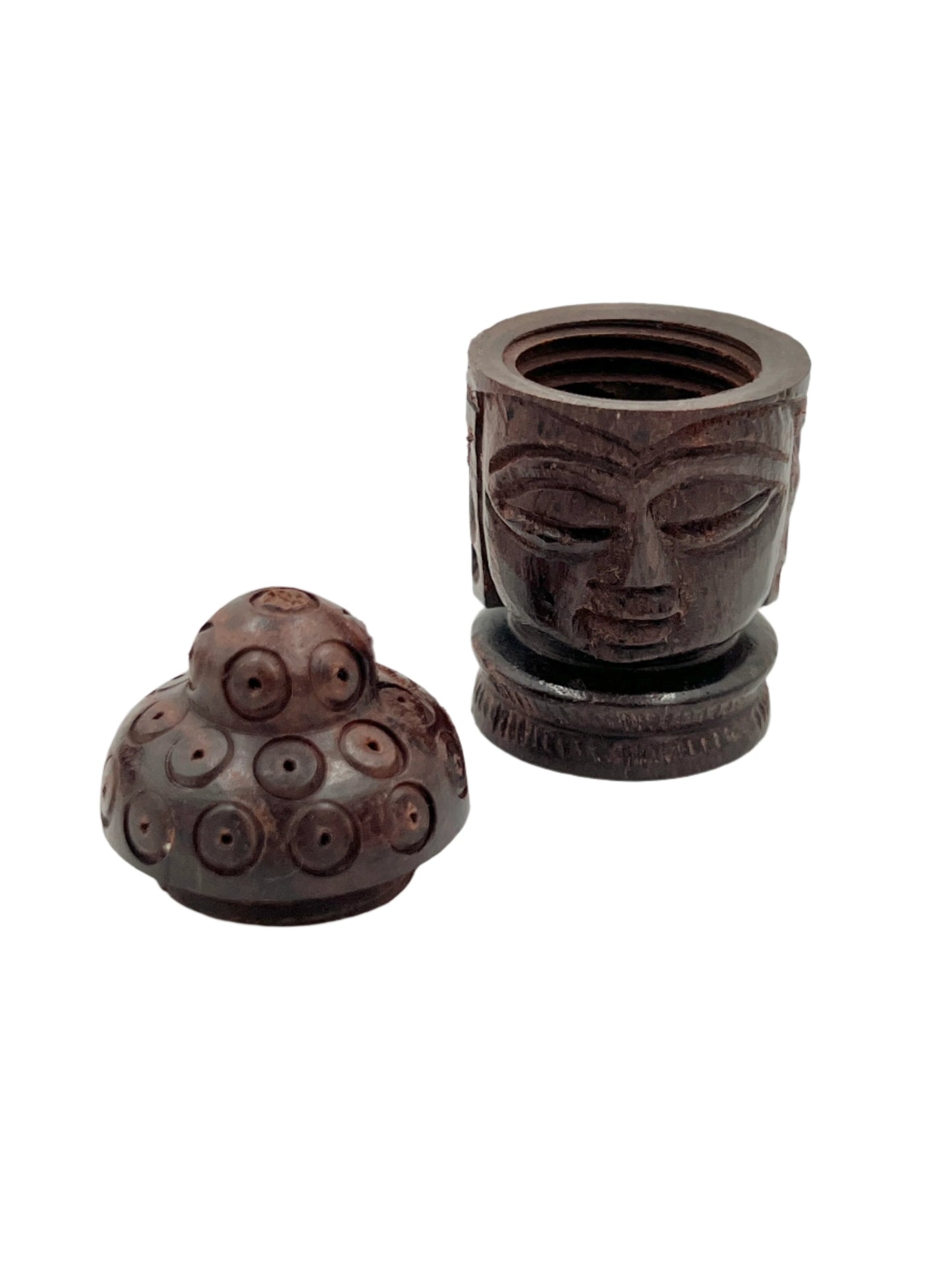 Small Rosewood Buddha Boxes