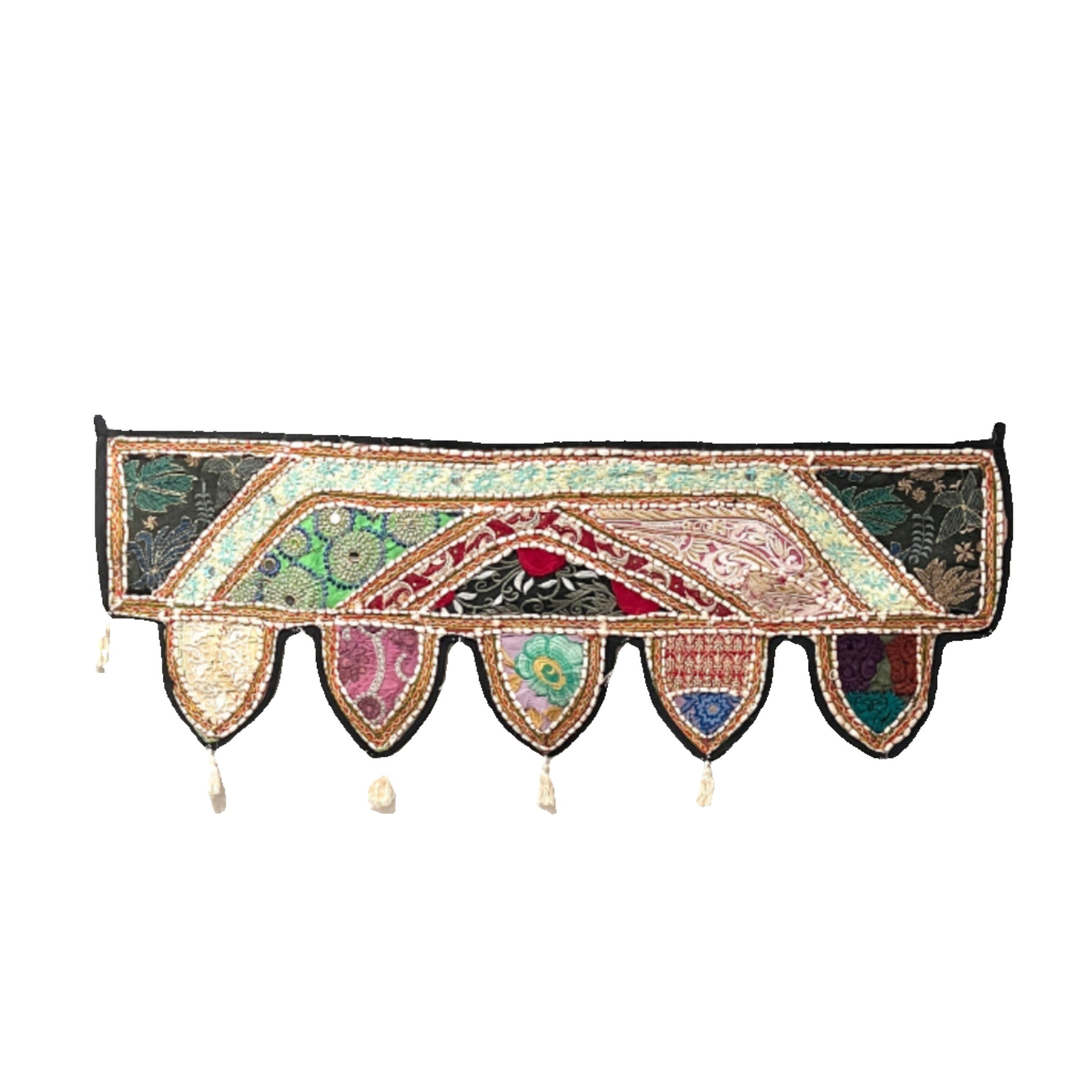 Tooran Ranjbar Rajasthani Embroidered Toran | 9 Colors – Midnight Sun
