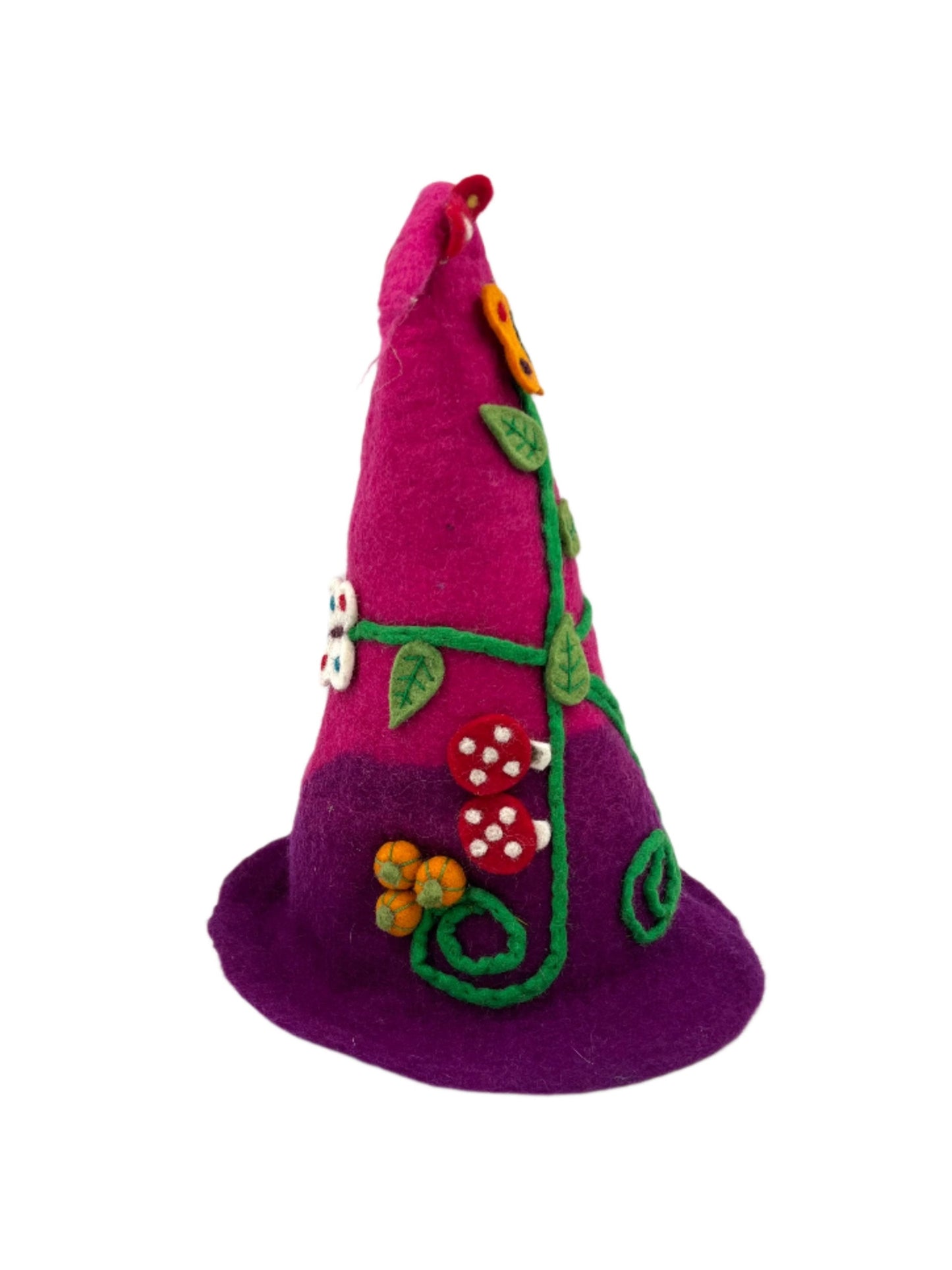 Hand felted Wizard Mushroom Wool Hats