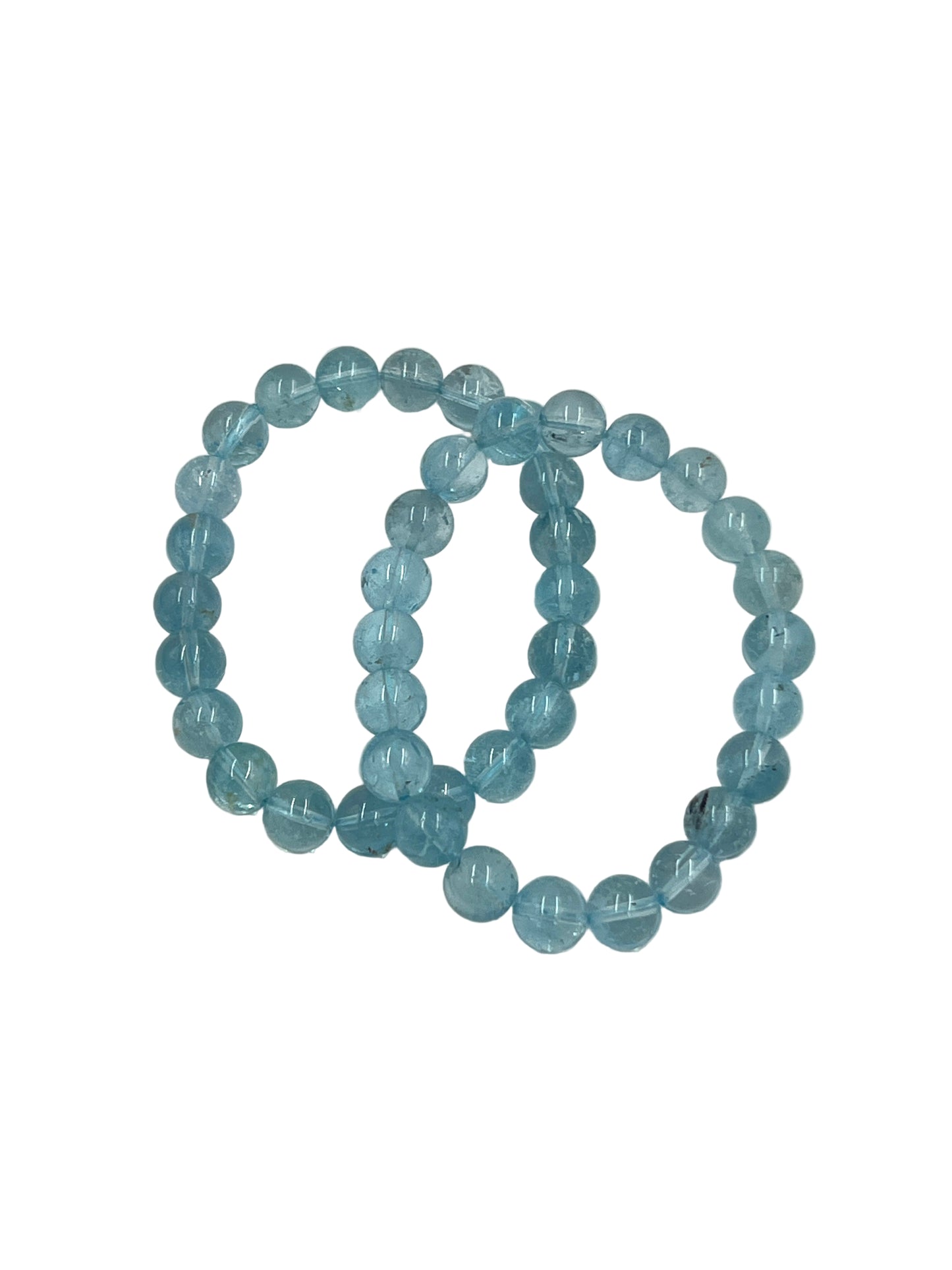 Blue Topaz Beaded Bracelets
