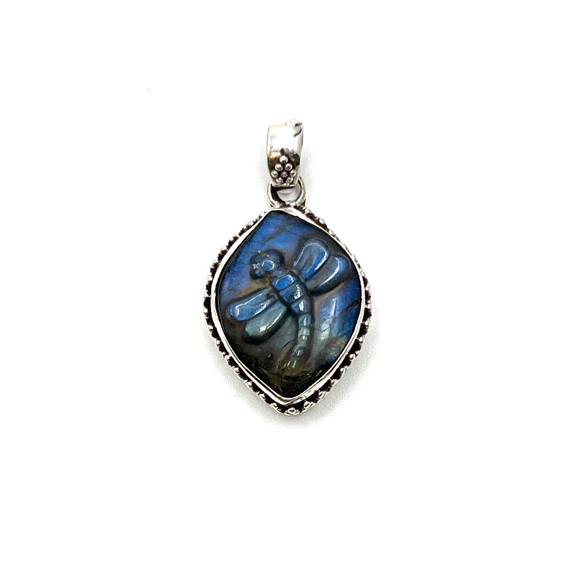 Dragonfly Gemstone Pendants