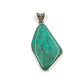 Sterling Silver Large Turquoise Pendants