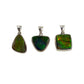 Ammolite Freeform Pendants