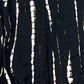 Tie Dyed Striped Rayon Wide Leg Pants