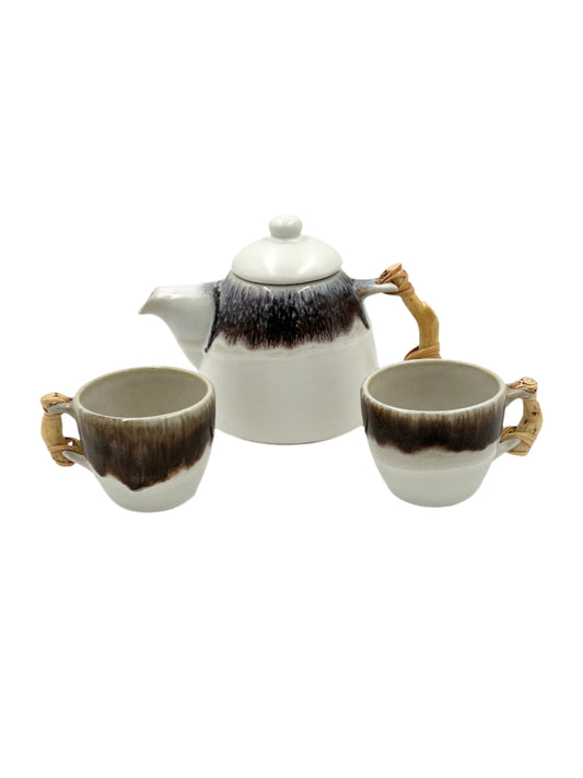 Glazed Ceramic Tea Pot Set