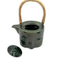 Emerald Buddha Face Tea Pot Set