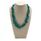 Silver Chip Turquoise Necklace