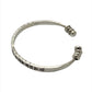Sterling Silver Hilltribe Triangle Cuff Bracelet
