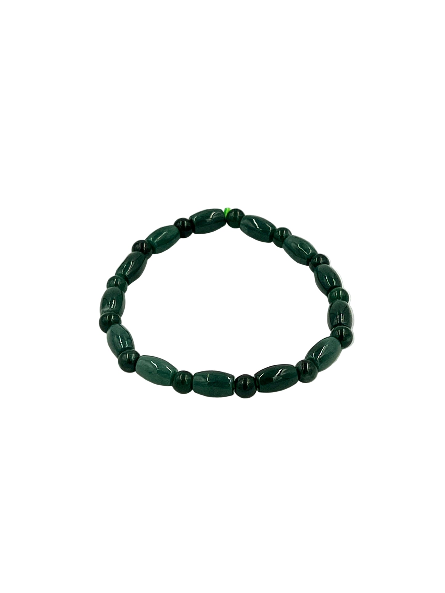 Jade Oval Beaded Bracelet