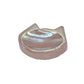 Aura Rose Quartz Cat Bowl
